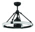 Craftmade 19 Inch Levy in Brushed Polished Nickel With Clear Acrylic Blades Model: LVY24BNK4