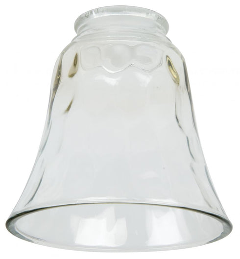 Craftmade 2.5 Glass Small Bell Hammered Clear Glass Replacement Glass Model: 107