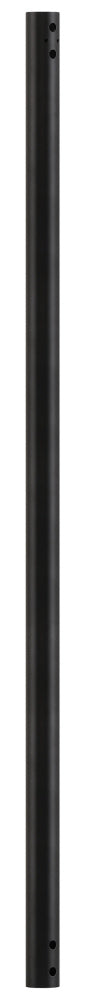 Craftmade 36 Inch Downrod for PRT144FB6 1.25 Inch Diameter in Flat Black Finish Model: DRP36FB