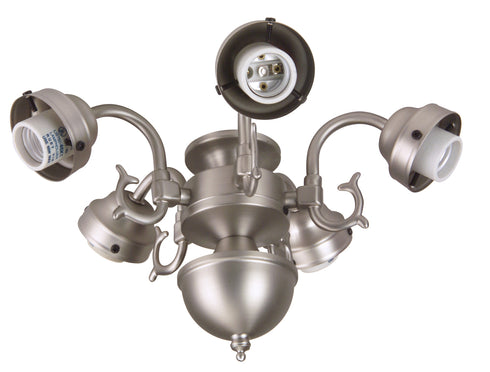 Craftmade 5 Light Cast Fitter With 5x9w LED in Antique Brass Finish Model: F545-AB-LED