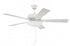 Craftmade 52 Inch Eos 3 Light Bowl in Brushed Polished Nickel With Brushed Nicke Greywood Blades Model: ECF111BNK5-BNGW