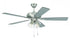 Craftmade 52 Inch Eos Clear 4 Light in Brushed Polished Nickel With Brushed Nicke Greywood Blades Model: ECF104BNK5-BNGW