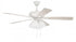 Craftmade 52 Inch Eos Frost 4 Light in Brushed Polished Nickel With Brushed Nicke Greywood Blades Model: ECF114BNK5-BNGW