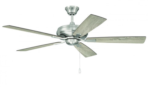 Craftmade 52 Inch Eos in Brushed Polished Nickel With Brushed Nicke Greywood Blades Model: ECF52BNK5-BNGW