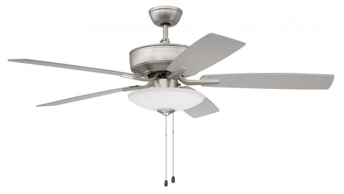 Craftmade 52 Inch Hastings in Brushed Nickel With Brushed Nicke Walnut Blades Model: HST52BN5