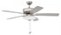 Craftmade 52 Inch Hastings in Brushed Nickel With Brushed Nicke Walnut Blades Model: HST52BN5