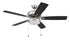 Craftmade 52 Inch Pro Plus 119 Inch in Brushed Nickel With Brushed Nicke Greywood Blades Model: P119BN5-52BNGW
