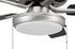 Craftmade 52 Inch Pro Plus 119 Inch in Brushed Nickel With Brushed Nicke Greywood Blades Model: P119BN5-52BNGW