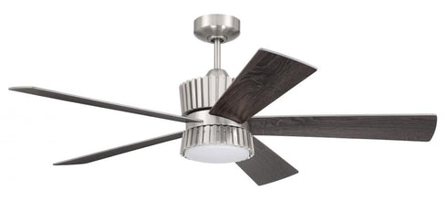 Craftmade 52 Inch Theiry in Brushed Polished Nickel With Brushed Nicke Greywood Blades Model: TRY52BNK5
