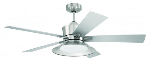 Craftmade 52 Inch Topper in Brushed Polished Nickel With Brushed Nickel Blades Model: TOP52BNK5