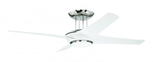 Craftmade 54 Inch Cam in Flat Blac Satin Brass With Flat Black Blades in Flat Black / Satin Brass Finish Model: CAM54FBSB4
