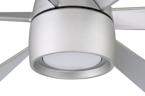 Craftmade 54 Inch Quirk in Titanium With in Titanium Blades Model: QRK54TI6