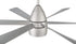 Craftmade 54 Inch Quirk in Titanium With in Titanium Blades Model: QRK54TI6