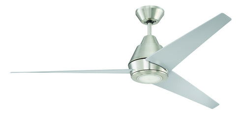 Craftmade 56 Inch Acadian in Brushed Polished Nickel With Brushed Nickel Blades Model: ACA56BNK3