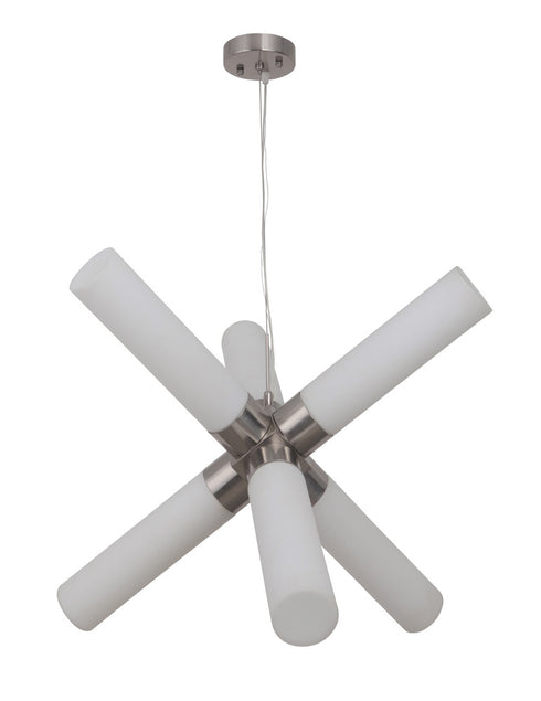 Craftmade 6 Light Mini Pendant in Polished Nickel Finish Model: P811PLN6