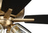 Craftmade 60 Inch Super Pro 104 Inch in Satin Brass With Black Walnu Flat Black Blades Model: S104SB5-60BWNFB