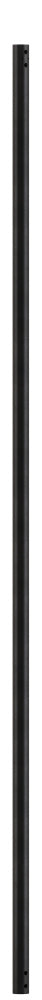 Craftmade 72 Inch Downrod for PRT144FB6 1.25 Inch Diameter in Flat Black Finish Model: DRP72FB