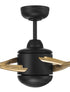 Craftmade 72 Inch Viva in Flat Blac Satin Brass With Flat Black Fabric Texture ABS Blades in Flat Black / Satin Brass Finish Model: VIA72FBSB3