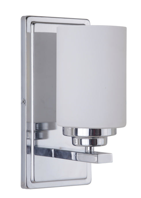Craftmade Albany 1 Light Wall Sconce in Chrome Model: 39701-CH