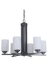 Craftmade Albany 6 Light Chandelier in Oiled Bronze Model: 39726-OB