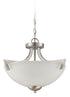 Craftmade Almeda 3 Light Semiflush Convertible in Satin Nickel Finish Model: 37753-SN
