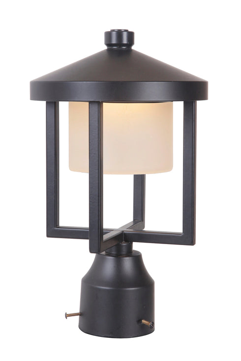 Craftmade Alta 1 Light Medium LED Post Mount in Midnight Finish Model: Z9215-MN-LED