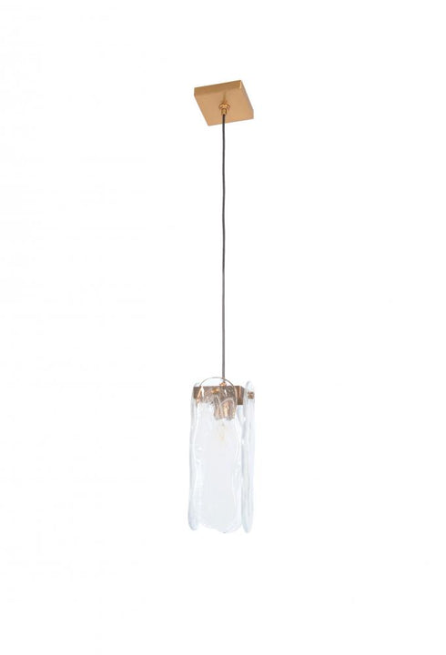 Craftmade Angela 1 Light Pendant in Satin Brass Model: 59991-SB