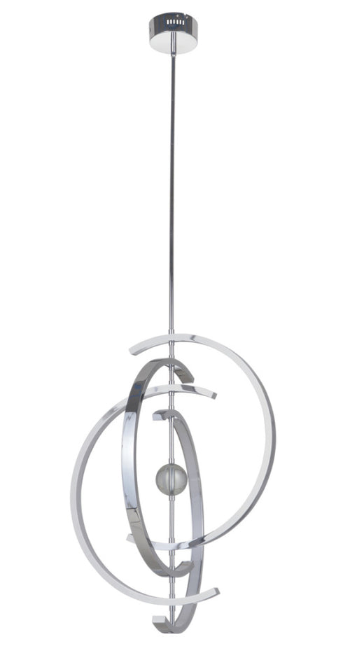 Craftmade Anillo 4 Crescent LED Pendant in Chrome Model: 42722-CH-LED