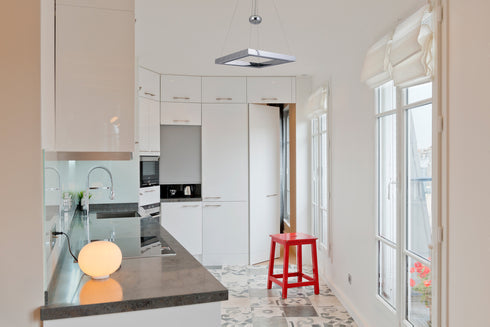 Craftmade Balance 1 Light 1 Square LED Adjustable Pendant in Chrome Finish Model: 46130-CH-LED