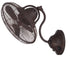 Craftmade Bellows I Indoor / Outdoor 16 Inch Wall Mount Fan Damp Rated in Aged Bronze Textured Finish Model: BW116AG3