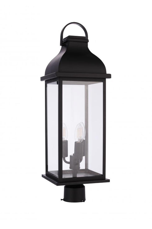 Craftmade Bent Tree 3 Light Outdoor Post Mount in Midnight Model: ZA7225-MN