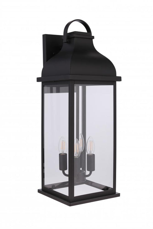 Craftmade Bent Tree 4 Light Outdoor Wall Lantern in Midnight Model: ZA7234-MN