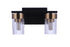 Craftmade Bond Street 2 Light Vanity in Flat Blac Satin Brass in Flat Black / Satin Brass Finish Model: 11811FBSB2