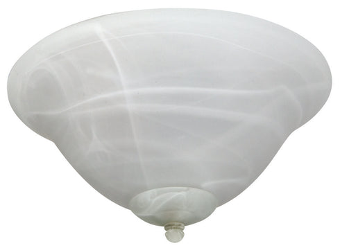 Craftmade Bowl Light Kit 2 Light in White Swirl Glass With 2x9w LED Model: LKE60-LED
