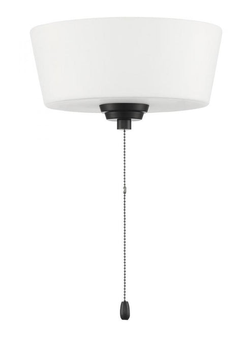 Craftmade Bowl Light Kit 2 Light White Glass 2 x 7.5 Watt LED Energy Star in Brushed Polished Nickel Finish Model: LK2802-BNK-WG-LED