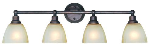 Craftmade Bradley 4 Light Vanity in Bronze Model: 26604-BZ
