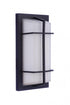 Craftmade Bulkhead Rectangular Outdoor Large Rectangular Bulkhead in Textured Black Model: ZA6112-TB