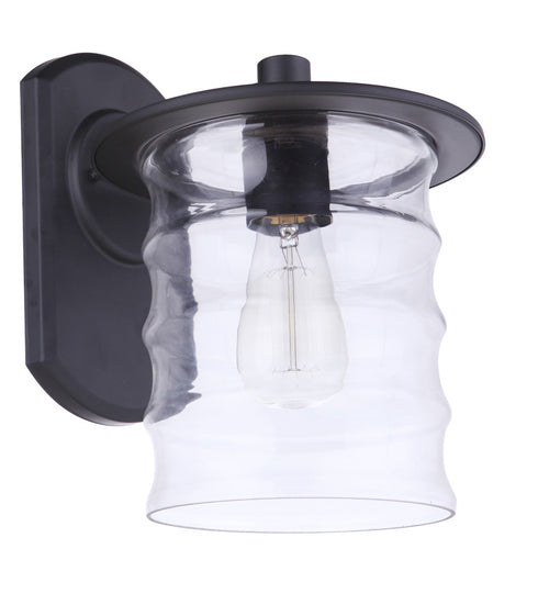 Craftmade Canon 1 Light Large Outdoor Wall Lantern in Midnight Model: ZA3624-MN