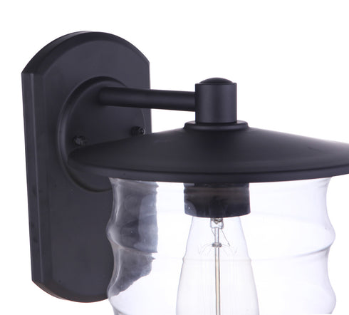 Craftmade Canon 1 Light Large Outdoor Wall Lantern in Midnight Model: ZA3624-MN