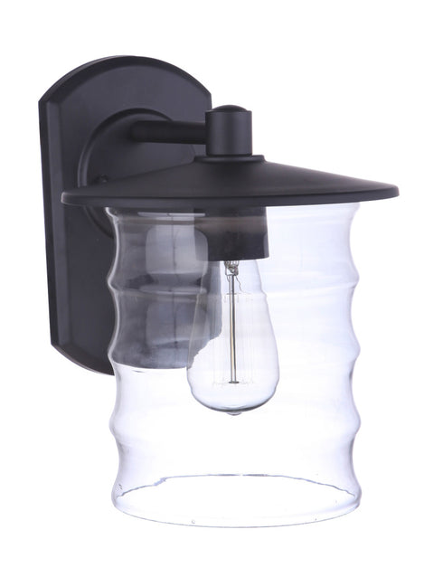 Craftmade Canon 1 Light Large Outdoor Wall Lantern in Midnight Model: ZA3624-MN