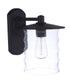 Craftmade Canon 1 Light Large Outdoor Wall Lantern in Midnight Model: ZA3624-MN