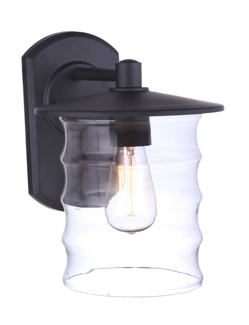 Craftmade Canon 1 Light Large Outdoor Wall Lantern in Midnight Model: ZA3624-MN