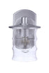 Craftmade Canon 1 Light Medium Outdoor Wall Lantern in Satin Aluminum Model: ZA3614-SA