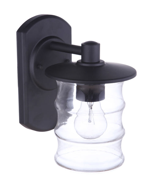 Craftmade Canon 1 Light Small Outdoor Wall Lantern in Midnight Model: ZA3604-MN
