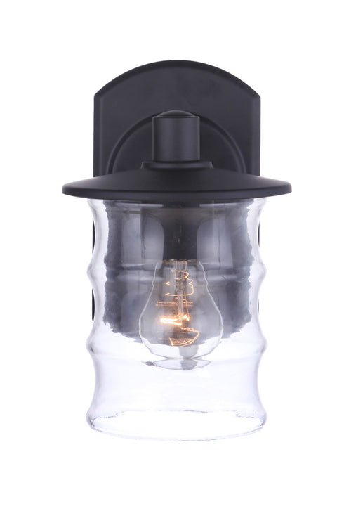 Craftmade Canon 1 Light Small Outdoor Wall Lantern in Midnight Model: ZA3604-MN