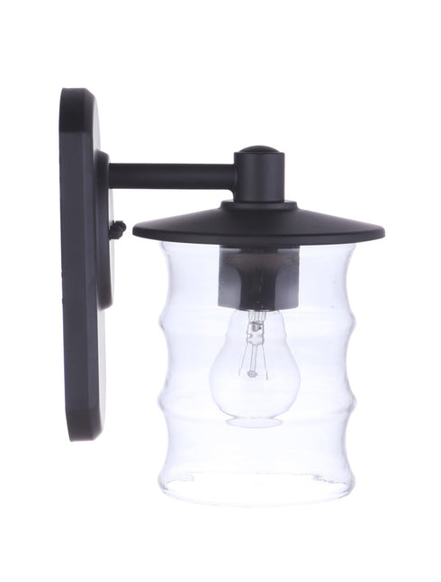 Craftmade Canon 1 Light Small Outdoor Wall Lantern in Midnight Model: ZA3604-MN