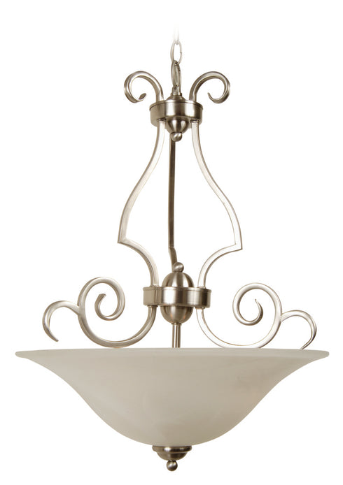 Craftmade Cecilia 3 Light Large Pendant in Brushed Satin Nickel Finish Model: 7118BNK3