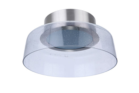 Craftmade Centric 10.5 Inch LED Flushmount in Brushed Polished Nickel Model: 55180-BNK-LED
