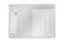 Craftmade 48 Inch x 36 Inch Rectangle LED Mirror (Chassis) in White Finish Model: MIR4801RT-W3C