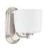 Craftmade Clarendon 1 Light Wall Sconce in Brushed Polished Nickel Model: 43501-BNK